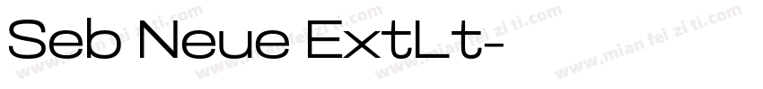 Seb Neue ExtLt字体转换